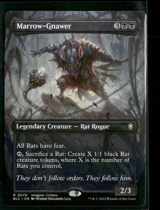 Marrow-Gnawer (Borderless) Commander: Bloomburrow #79 - Front