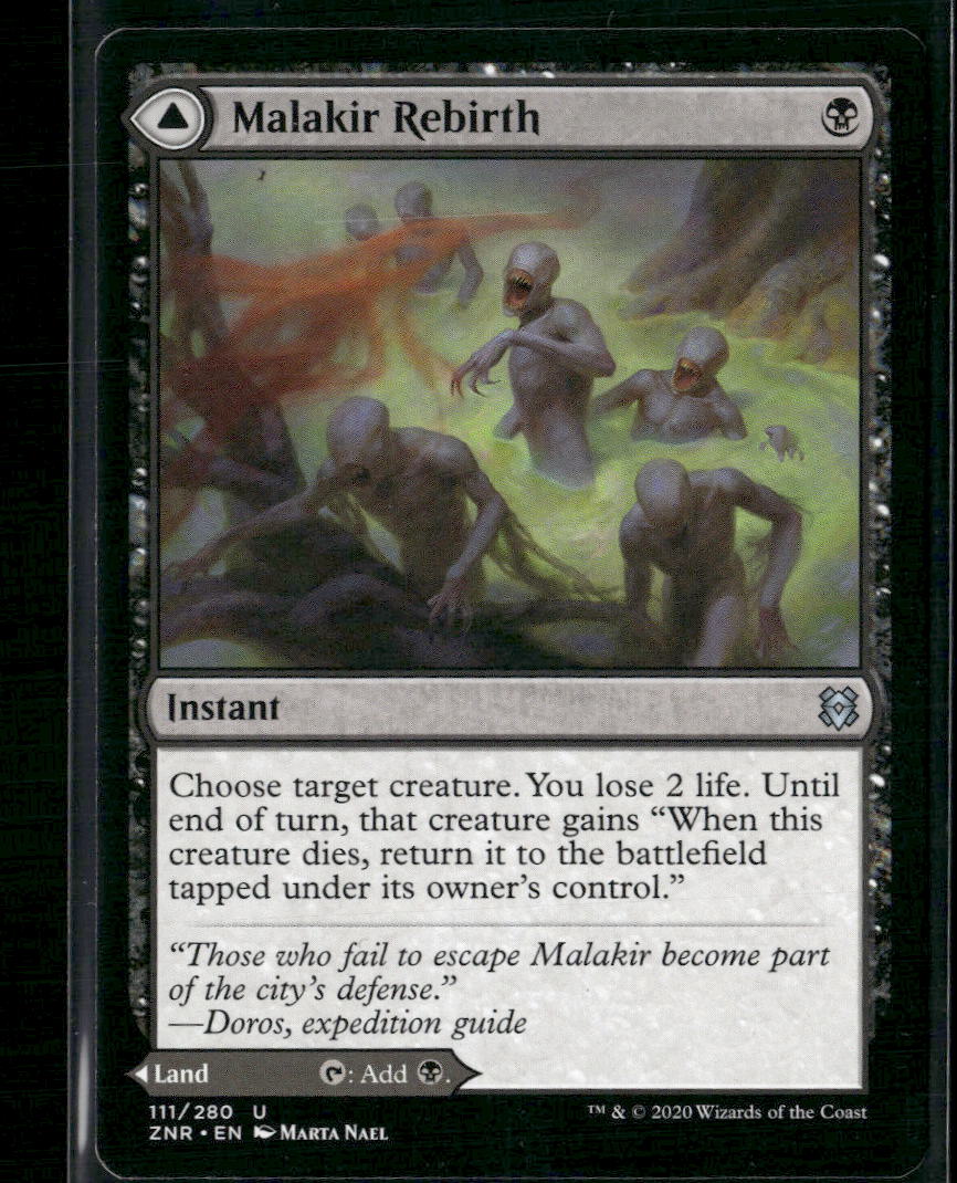 Malakir Rebirth Zendikar Rising #111 - Front