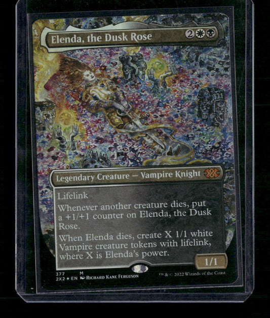 Elenda, the Dusk Rose (Borderless) Double Masters 2022 #377 Foil - Front