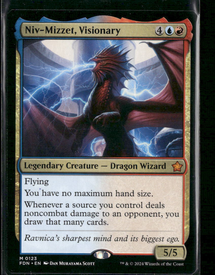 Niv-Mizzet, Visionary Foundations #123 - Front