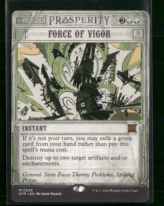 Force of Vigor Outlaws of Thunder Junction: Breaking News #29 - Front