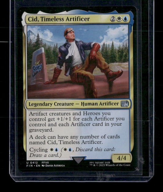 Cid, Timeless Artificer (0412) FINAL FANTASY #412 - Front