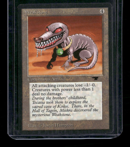 Weakstone Antiquities # - Front