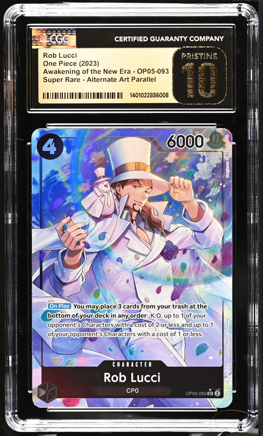 Rob Lucci 2023 Awakening of New Era #OP05-093 CGC 10 - Front
