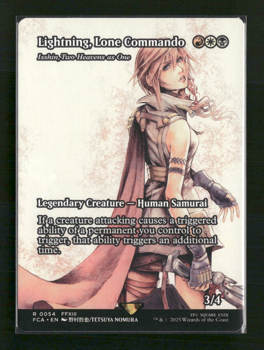 Lightning, Lone Commando FINAL FANTASY: Through the Ages #54 - Front