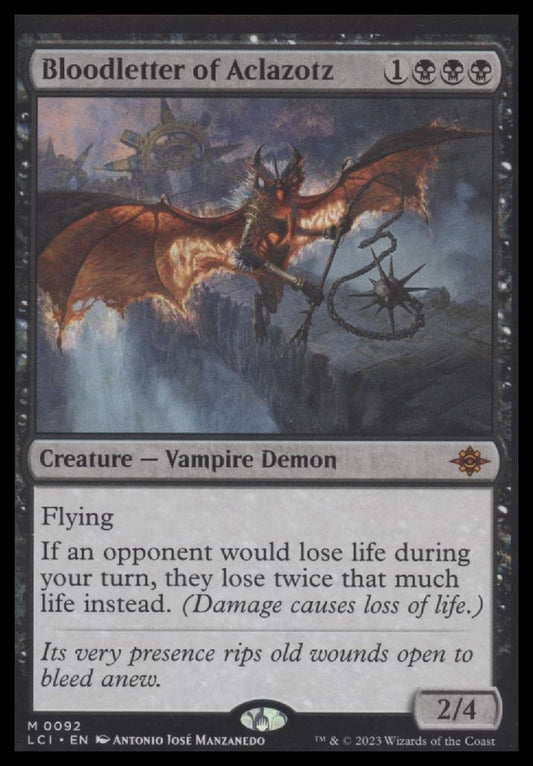 Bloodletter of Aclazotz The Lost Caverns of Ixalan #92 - Front