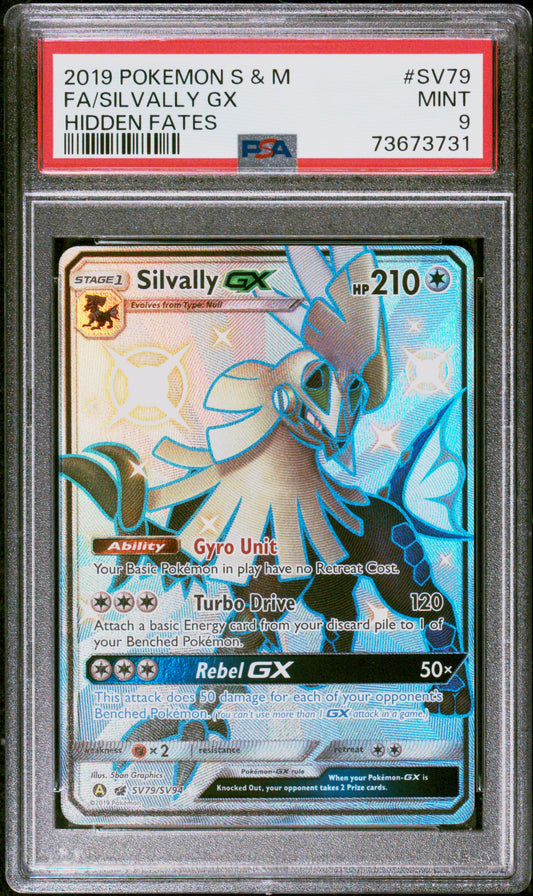 Fa/Silvally Gx 2019 Pokemon Sun & Moon Hidden Fates #SV79 Hidden Fates PSA 9 - Front