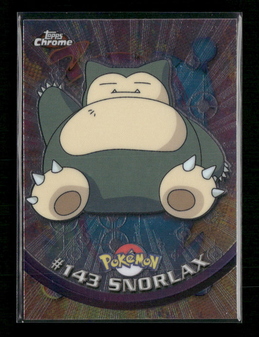 Topps Chrome Snorlax #143 - Front
