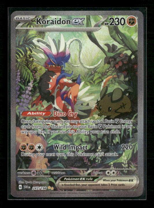 Koraidon ex SV01: Scarlet & Violet Base Set #247/198 - Front