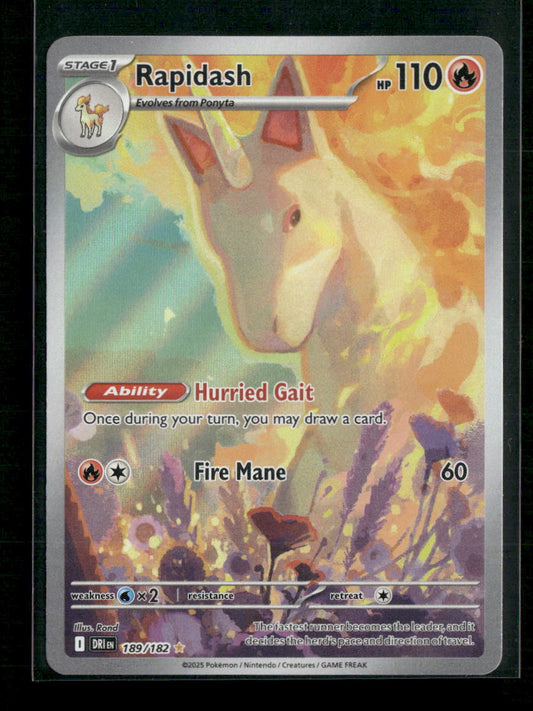 Rapidash SV10: Destined Rivals #189/182 - Front