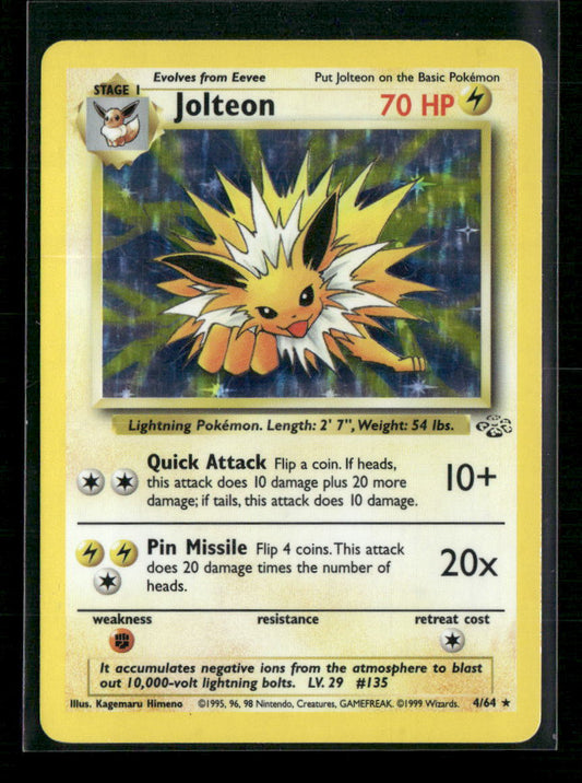 Jolteon (4) Jungle #04/64 - Front