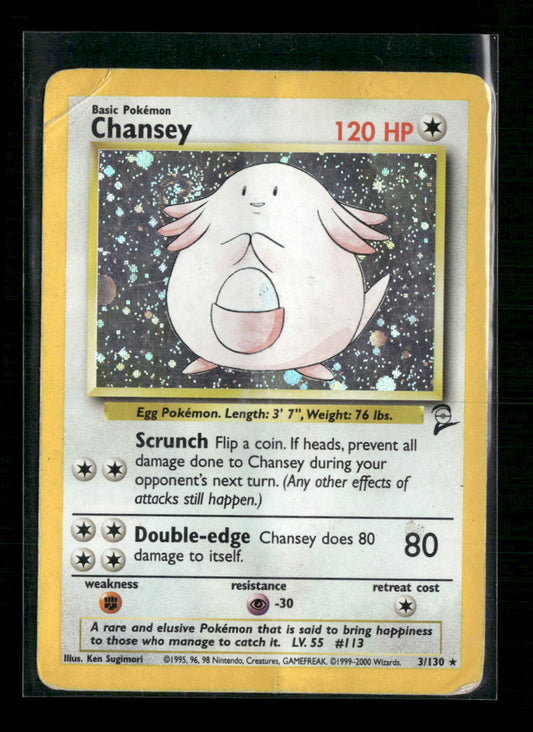 Chansey Base Set 2 #003/130 - Front