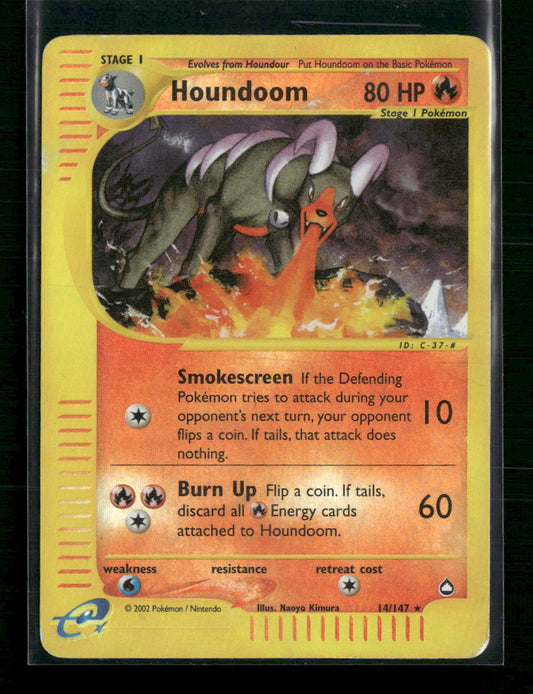 Houndoom (14) Aquapolis #014/147 - Front