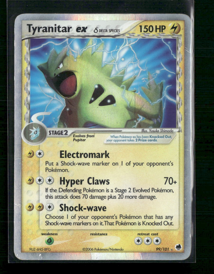 Tyranitar ex (Delta Species) Dragon Frontiers #99/101 - Front