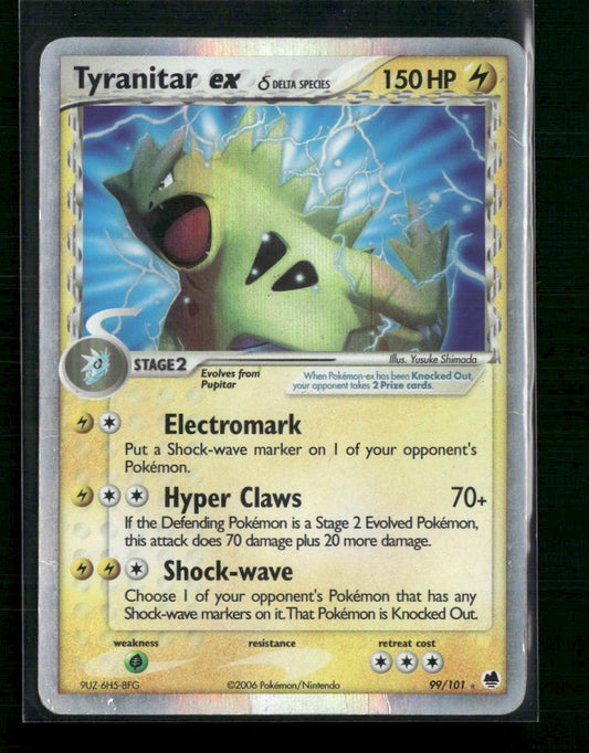 Tyranitar ex (Delta Species) Dragon Frontiers #99/101 - Front