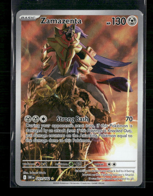 Zamazenta SV10: Destined Rivals #201/182 - Front