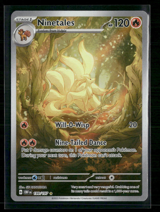 Ninetales -199/197 SV03: Obsidian Flames #199/197 - Front