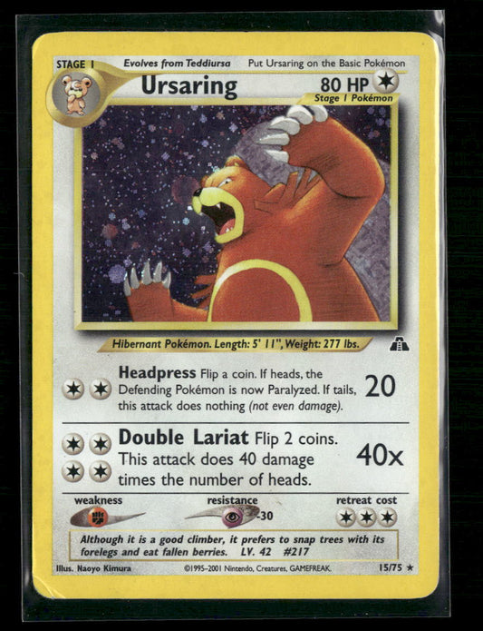 Ursaring (34) Neo Discovery #34/75 - Front