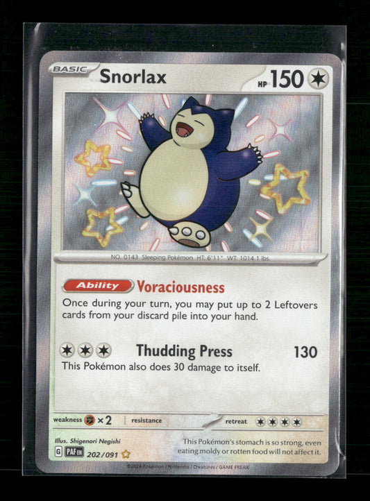 Snorlax SV: Paldean Fates #202/091 - Front