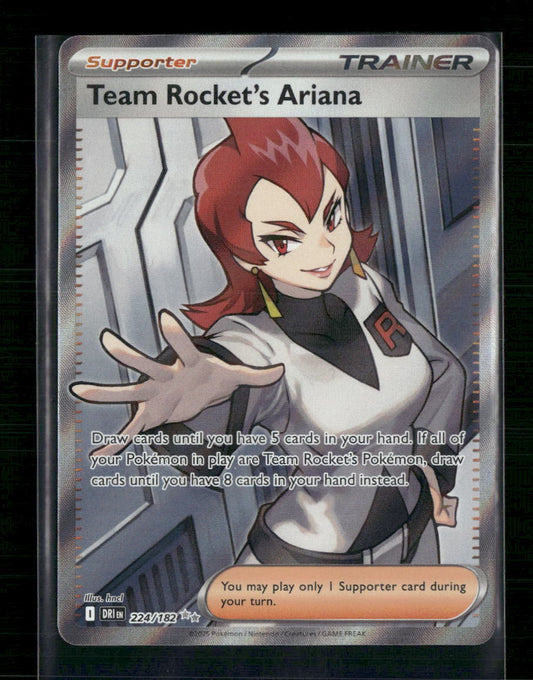 Team Rocket's Ariana SV10: Destined Rivals #224/182 - Front