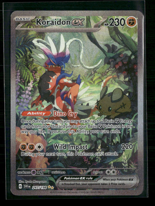 Koraidon ex SV01: Scarlet & Violet Base Set #247/198 - Front