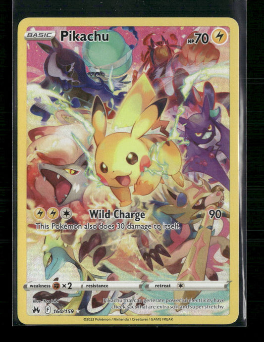 Pikachu (Secret) Crown Zenith #160/159 - Front