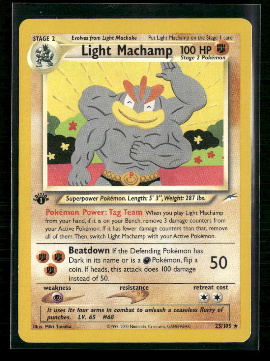 Light Machamp Neo Destiny #025/105 - Front