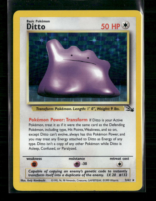 Ditto (3) Fossil #03/62 - Front