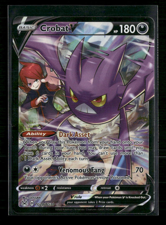 Crobat V SWSH11: Lost Origin Trainer Gallery #TG20/TG30 - Front