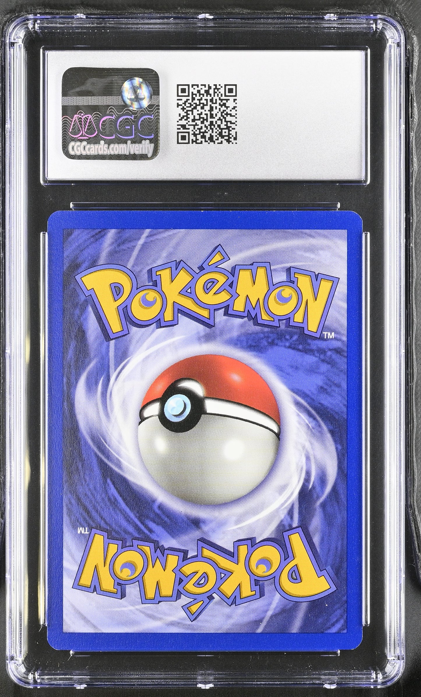 Psyduck 1999 Fossil #53/62 CGC - Back