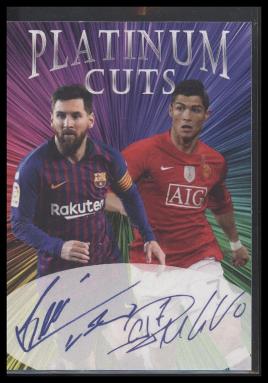Platinum Cuts Lionel Messi & Cristiano Ronaldo - Front