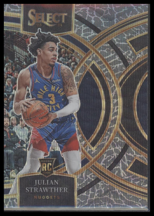 #2023-24 Panini Select #101 Julian Strawther Prizm - Front