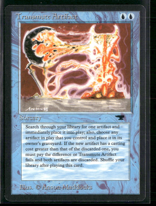 Transmute Artifact Antiquities # - Front