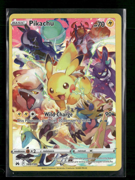 Pikachu (Secret) Crown Zenith #160/159 - Front