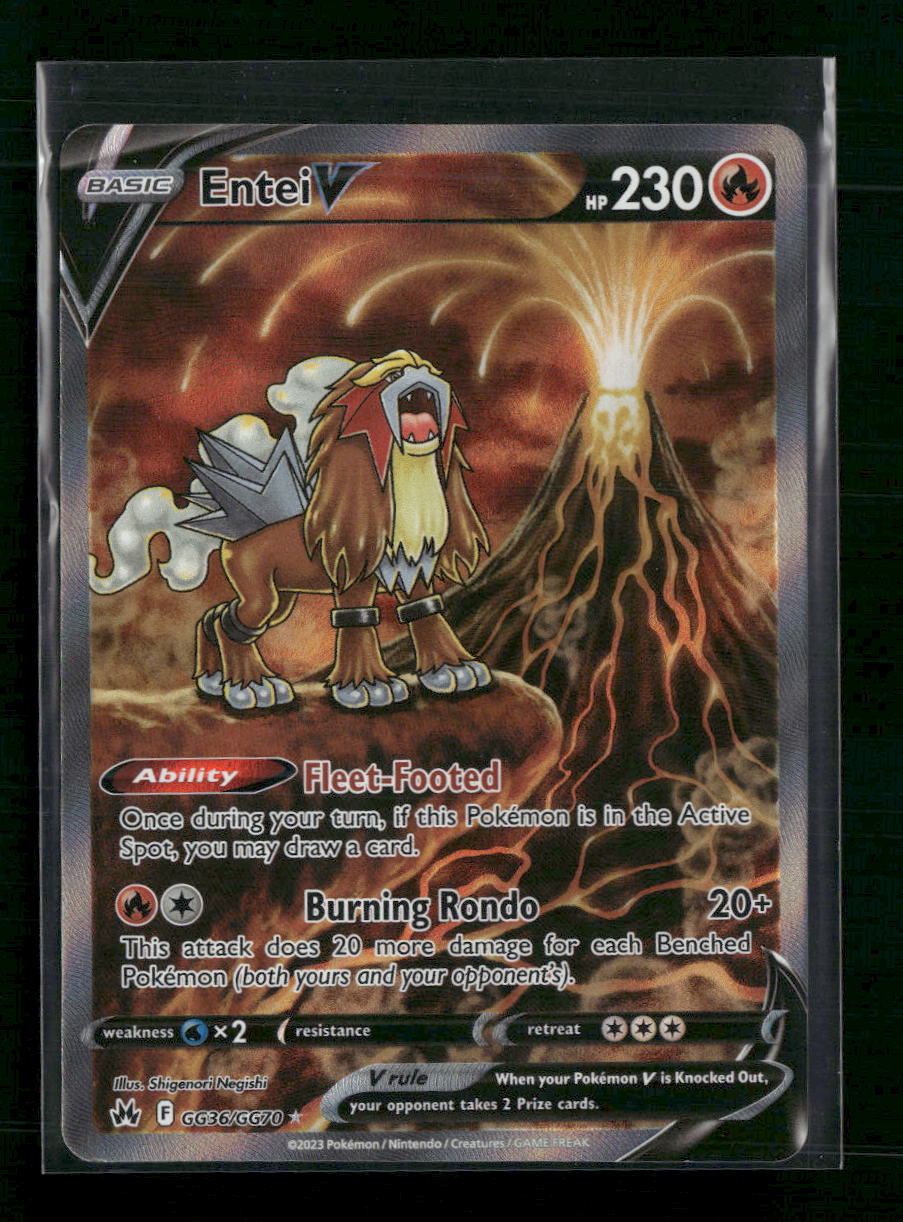 Entei V Crown Zenith: Galarian Gallery #GG36/GG70 - Front