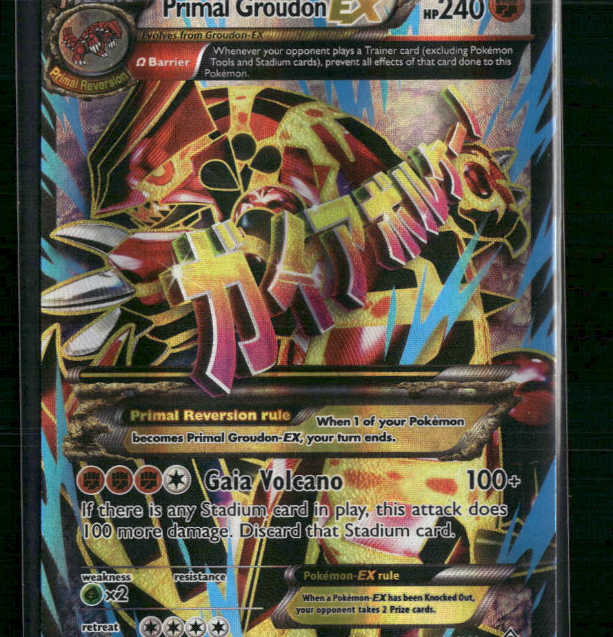 Primal Groudon EX (Omega XY - Primal Clash #151/160 - Front