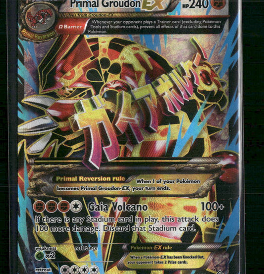 Primal Groudon EX (Omega XY - Primal Clash #151/160 - Front