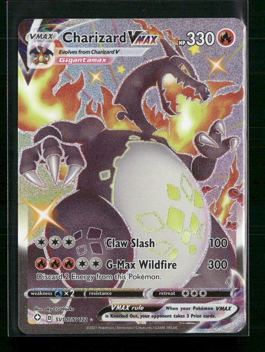 Charizard VMAX Shining Fates: Shiny Vault #SV107/SV122 - Front