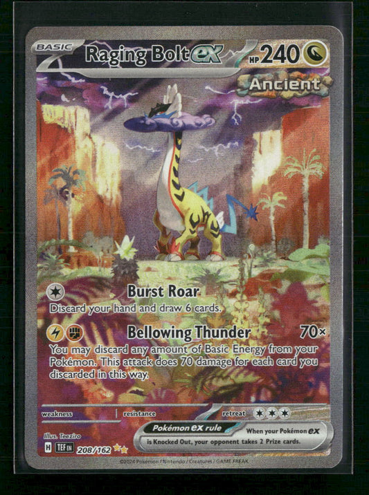 Raging Bolt ex SV05: Temporal Forces #208/162 - Front
