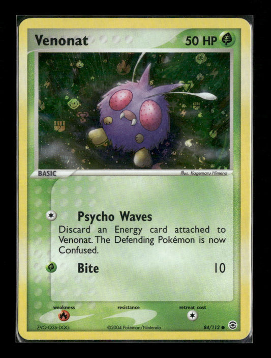Venonat FireRed & LeafGreen #84/112 - Front