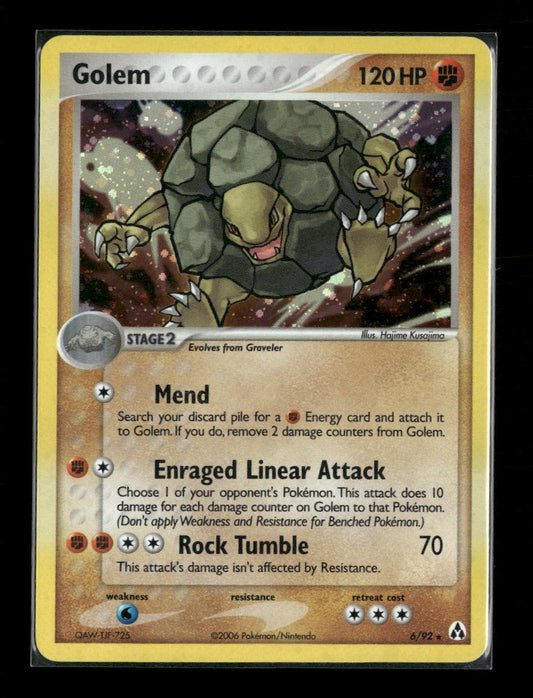 Golem Legend Maker #6/92 - Front