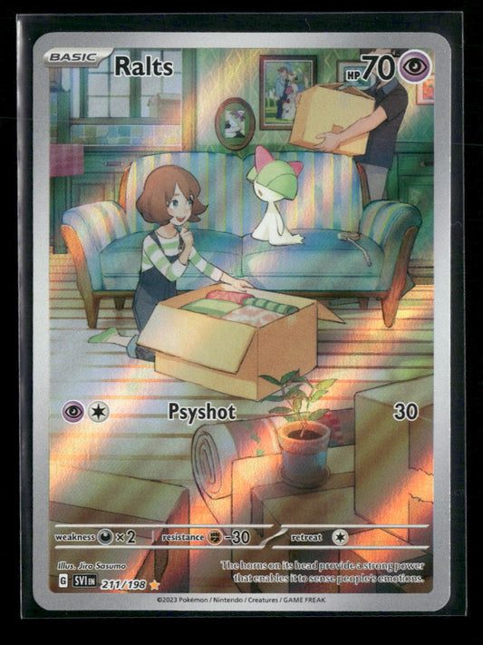 Ralts SV01: Scarlet & Violet Base Set #211/198 - Front
