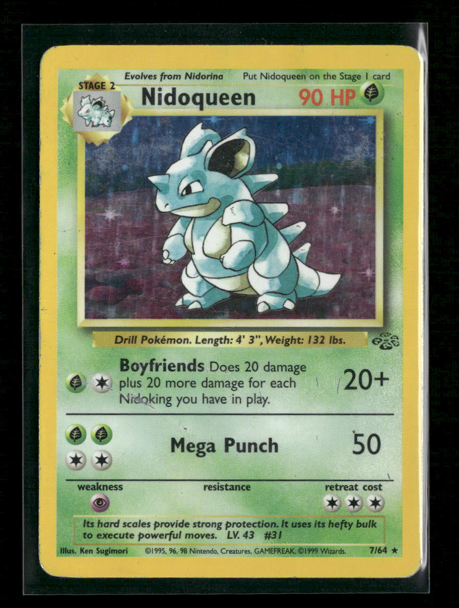 Nidoqueen (7) Jungle #07/64 - Front
