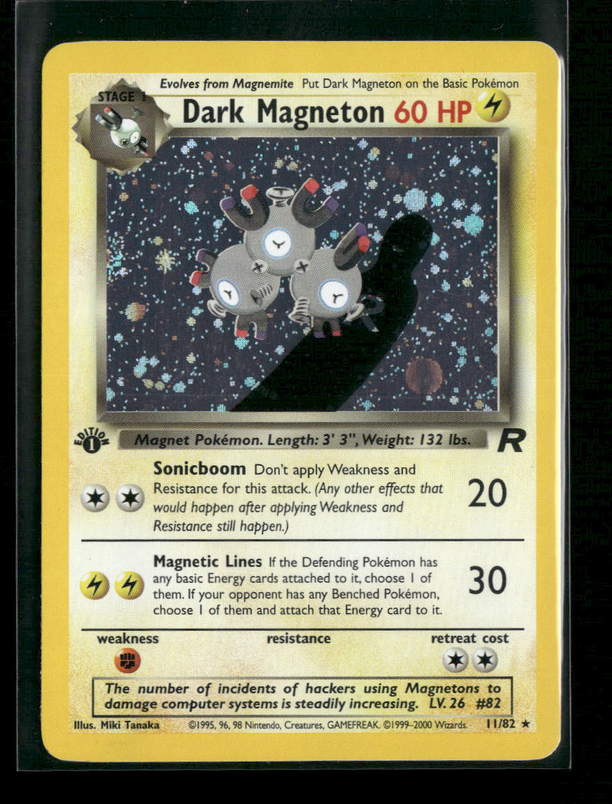 Dark Magneton (11) Team Rocket #11/82 - Front