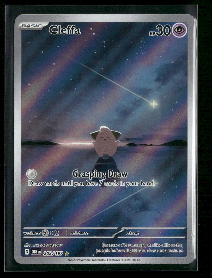 Cleffa SV03: Obsidian Flames #202/197 - Front