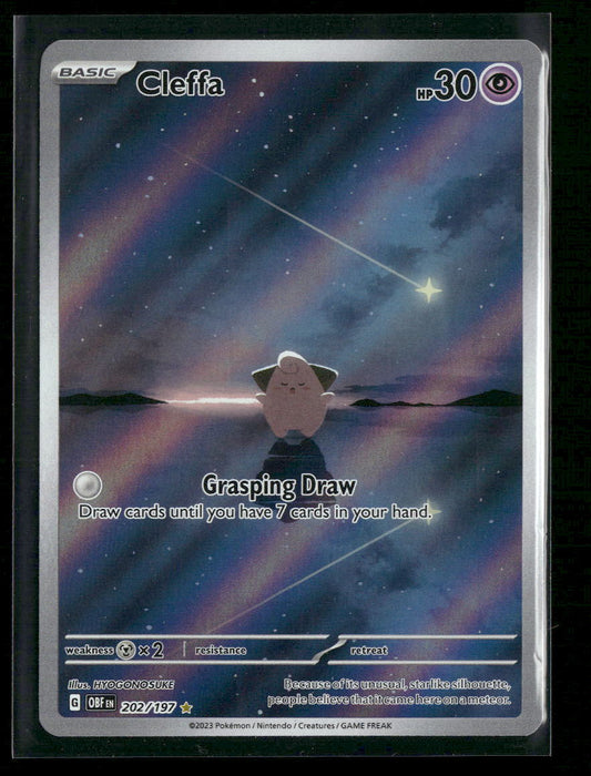 Cleffa SV03: Obsidian Flames #202/197 - Front
