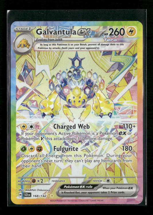 Galvantula ex SV07: Stellar Crown #168/142 - Front