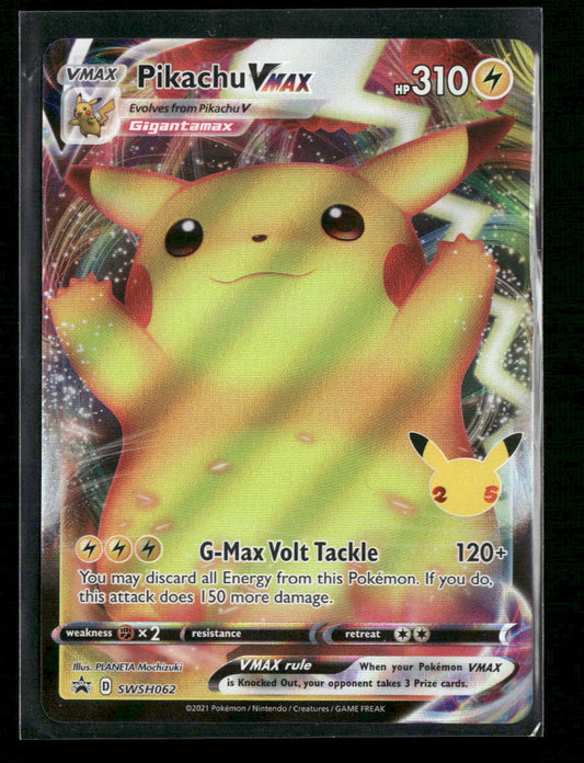 Pikachu VMAX SWSH: Sword & Shield Promo Cards #SWSH062 - Front