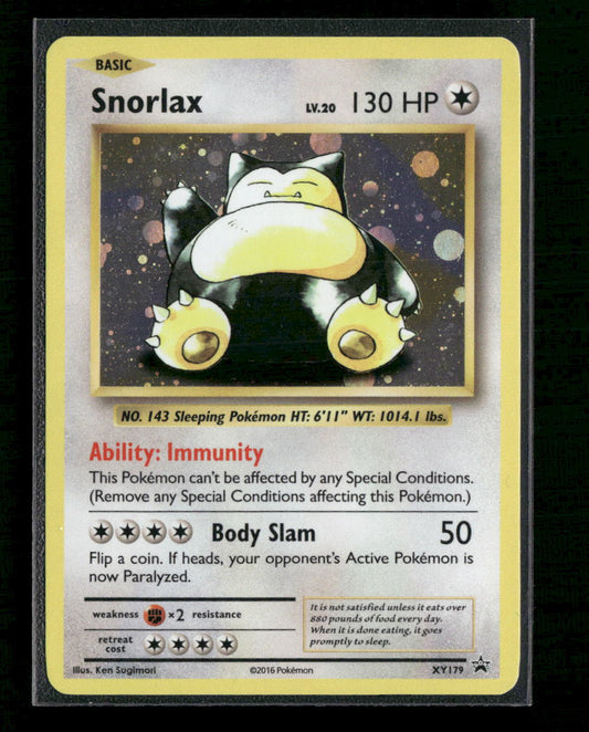 Snorlax XY Promos #XY179 - Front