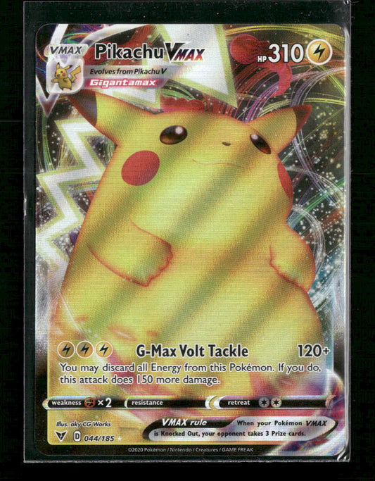 Pikachu VMAX SWSH04: Vivid Voltage #044/185 - Front